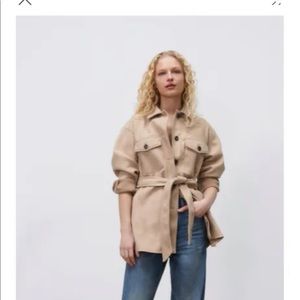 Zara Soft Belt Overshirt